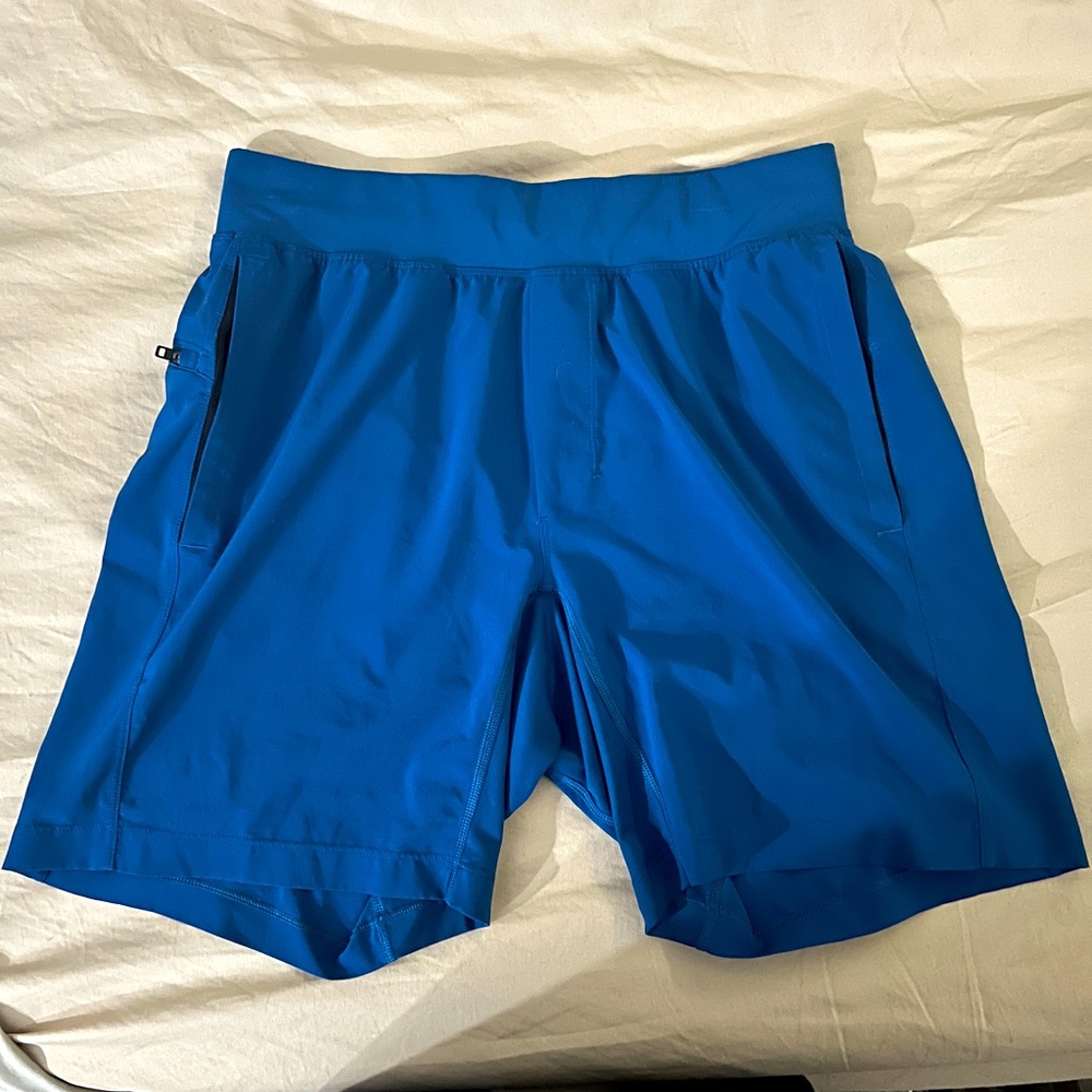 Lululemon THE Short 7 inch unlined blue